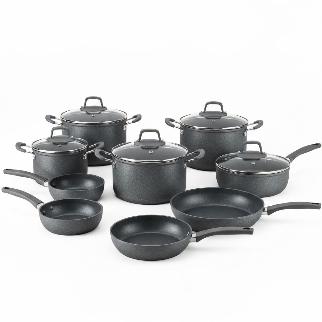 Jogo De Panelas Mimo Style Cook Marmol 10 Peças Antiaderente
